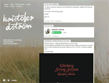 Tablet Screenshot of kristoferastrom.com